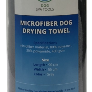 Microvezel handdoek 90 x 55cm (grijs)